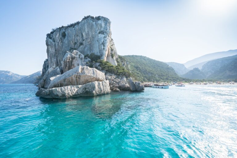 Famous,Cala,Luna,Beach,At,Gulf,Of,Orosei,In,Sardinia,